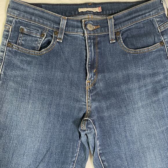 Levis Jeans Men's 34x32 Blue 505 Denim Jeans Regular Straight - Picture 2 of 4